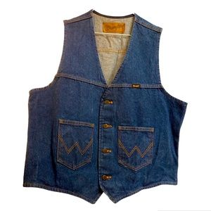 Wrangler denim vest